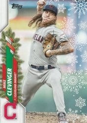 2020 Topps Holiday Base Set Mike Clevinger #HW198 card