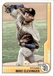 2021 Topps Big League Base Set Mike Clevinger #156 card