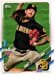 2021 Topps Opening Day Base Set Mike Clevinger #216 card