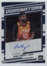 2020-21 Donruss Optic Dominators Signatures Mike Conley #DS-MCL card