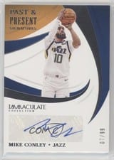 2020-21 Panini Immaculate Collection Past and Present Signatures Mike Conley #PPS-MCL card