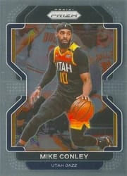 2021-22 Panini Prizm Base Set Mike Conley #117 card