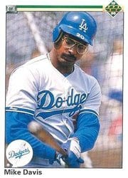 1990 Upper Deck Base Set Mike Davis #258 card