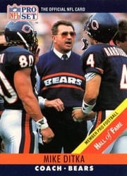 1990 Pro Set Base Set Mike Ditka #59 card