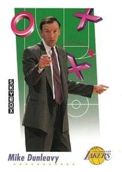 1991-92 SkyBox Base Set Mike Dunleavy #390 card
