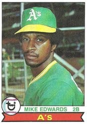 1979 Topps Base Set Mike Edwards #613 card