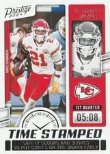 2024 Panini Prestige Time Stamped Mike Edwards #TS-MES card