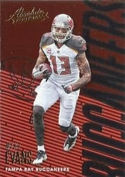 2018 Panini Absolute Base Set Mike Evans #93 card