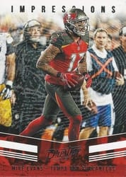 2019 Panini Prestige Impressions Mike Evans #IP-ME card