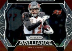 2019 Panini Prizm Brilliance Mike Evans #4 card
