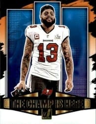 2021 Donruss The Champ Is Here Mike Evans #CIH-6 card