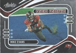 2021 Panini Absolute Red Zone Mike Evans #18 card