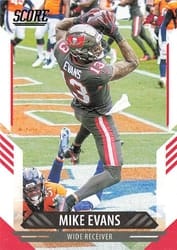 2021 Score Base Set Mike Evans #10 card