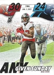 2023 Panini Prestige Any Given Sunday Mike Evans #17 card