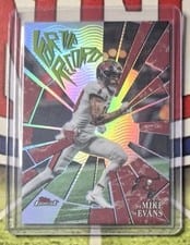 2025 Finest For the Record Mike Evans #FTR-8 card