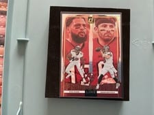 2024 Donruss Production Line Mike Evans / Baker Mayfield #5 card