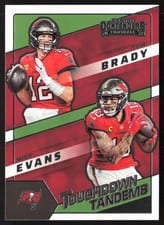 2022 Panini Contenders Touchdown Tandems Mike Evans, Tom Brady #TDT-TB card