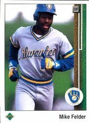1989 Upper Deck Base Set Mike Felder #252 card