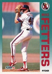 1992 Fleer Base Set Mike Fetters #56 card