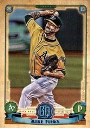 2019 Topps Gypsy Queen Base Set Mike Fiers #19 card