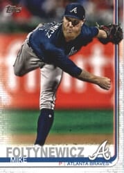 2019 Topps Base Set Mike Foltynewicz #387 card