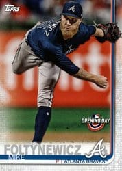 2019 Topps Opening Day Base Set Mike Foltynewicz #54 card