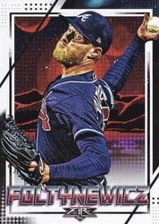 2020 Topps Fire Base Set Mike Foltynewicz #88 card