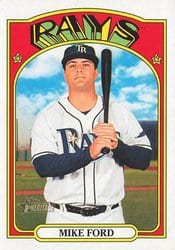 2021 Topps Heritage Base Set Mike Ford #560 card