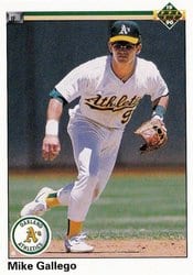 1990 Upper Deck Base Set Mike Gallego #230 card