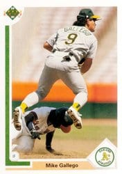 1991 Upper Deck Base Set Mike Gallego #151 card