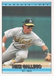 1992 Donruss Base Set Mike Gallego #314 card