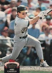 1992 Stadium Club Base Set Mike Gallego #106 card