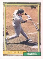 1992 Topps Base Set Mike Gallego #76 card