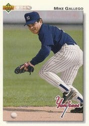 1992 Upper Deck Base Set Mike Gallego #750 card