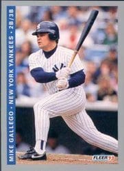 1993 Fleer Base Set Mike Gallego #648 card