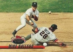 1993 Stadium Club Base Set Mike Gallego #126 card