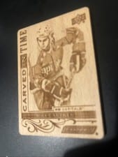 2024-25 Upper Deck Engrained Icons Carved in Time Mike Gartner #CT-MG card