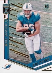 2018 Donruss Elite Base Set Mike Gesicki #199 card