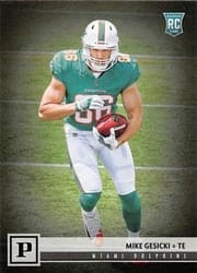 2018 Panini Base Set Mike Gesicki #356 card