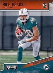 2018 Panini Playoff Base Set Mike Gesicki #216 card