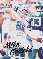 2020 Panini Luminance Base Set Mike Gesicki #63 card