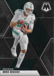 2020 Panini Mosaic Base Set Mike Gesicki #125 card