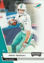 2020 Panini Playoff Base Set Mike Gesicki #10 card