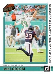 2022 Donruss Highlights Mike Gesicki #H-MG card