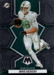 2022 Panini Mosaic Base Set Mike Gesicki #123 card