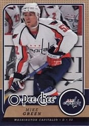 2008-09 O-Pee-Chee Base Set Mike Green #170 card