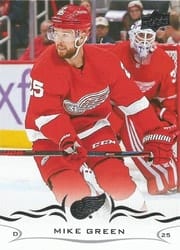 2018-19 Upper Deck Base Set Mike Green #318 card
