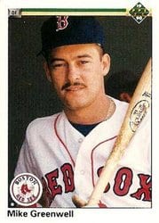 1990 Upper Deck Base Set Mike Greenwell #354 card