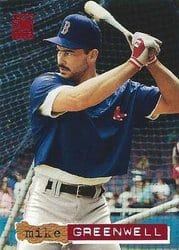1994 Stadium Club Base Set Mike Greenwell #386 card