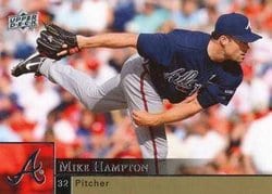 2009 Upper Deck Base Set Mike Hampton #18 card